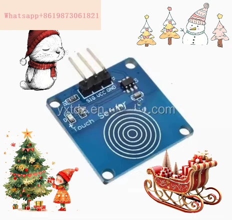 5 Stuks TTP223B Capacitieve Touch Sensor – Kleine Aan/uit Schakelaar Voor DIY Projecten En Arduino