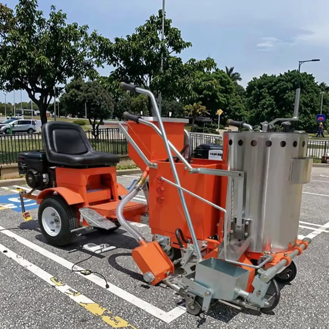 Durable Hand-Push Thermoplastic Road Marking Machine Industrial-Grade Automatical Thermoplastic Making Equipment
