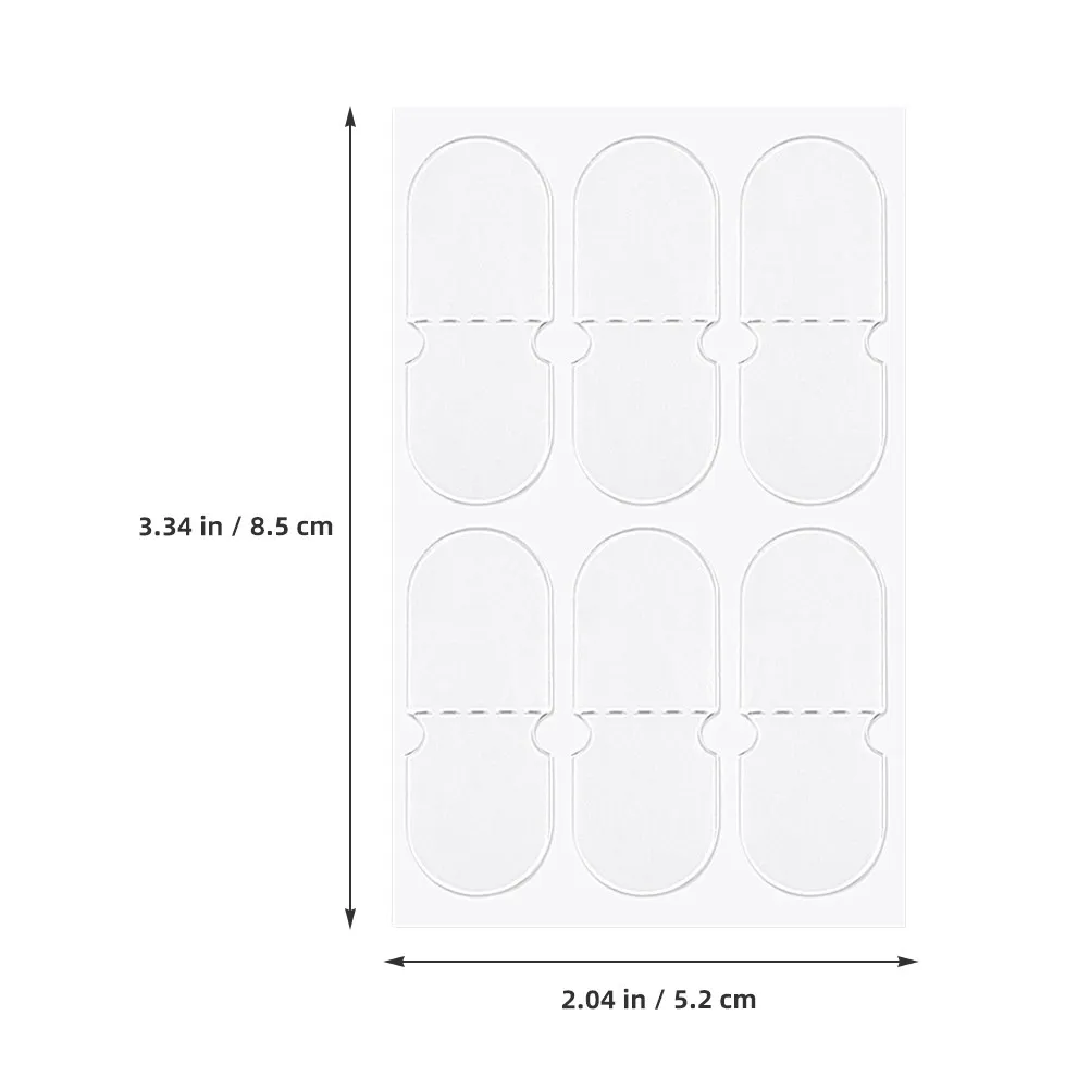 20 Sheets Corrections Patches Ear for Earrings Clear Support Corrector Shaping Stickers Lift Adhesive Supports Lifter