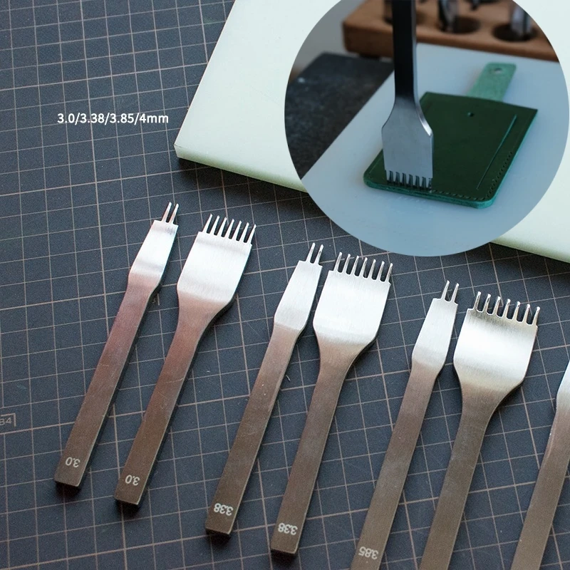 

3/3,38/3,85/4 мм товары для кожи, ручное шитье, инструмент для пробивания отверстий, сделай сам, кожаный рюкзак ручной работы/кошелек/ремень, вспомогательные инструменты для пробивания