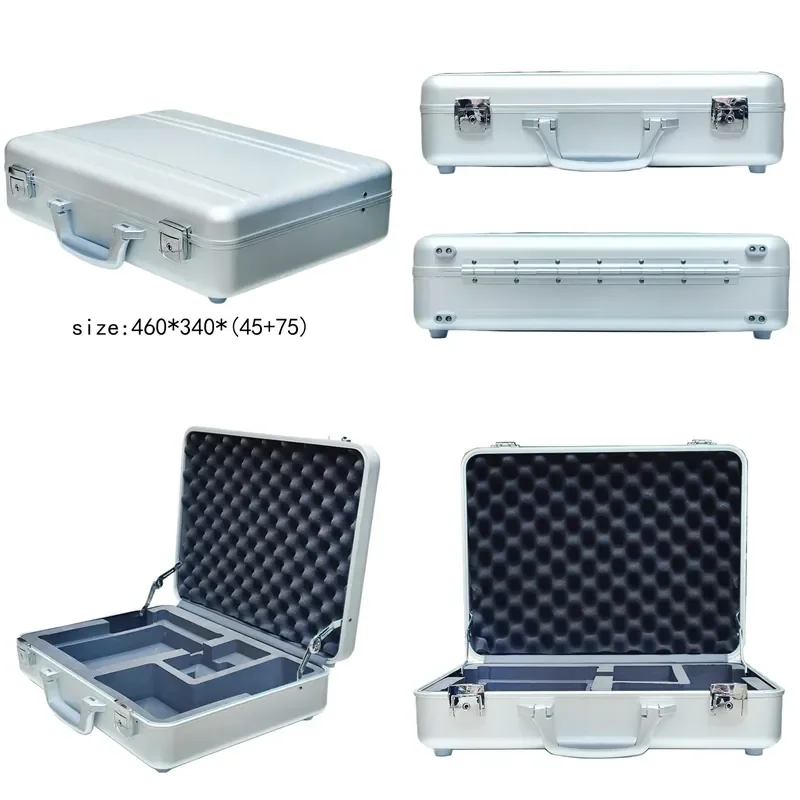 Customizable-Customized one-piece aluminum-magnesium alloy aluminum box password lock business multi-function briefcase