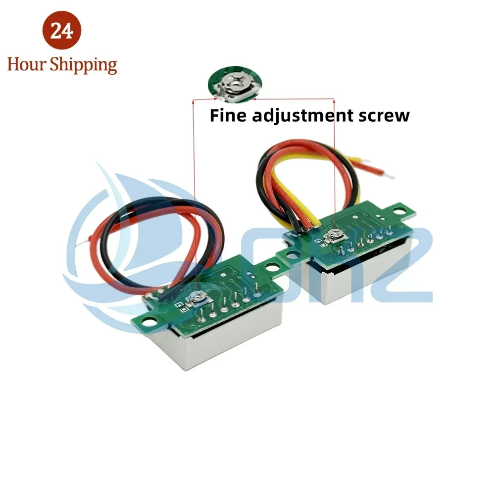 0.36 Red Blue Digital LED Mini Display Module DC2.5V 32V DC0-100V Voltmeter Voltage Tester Panel Meter Gauge for Motorcycle Car