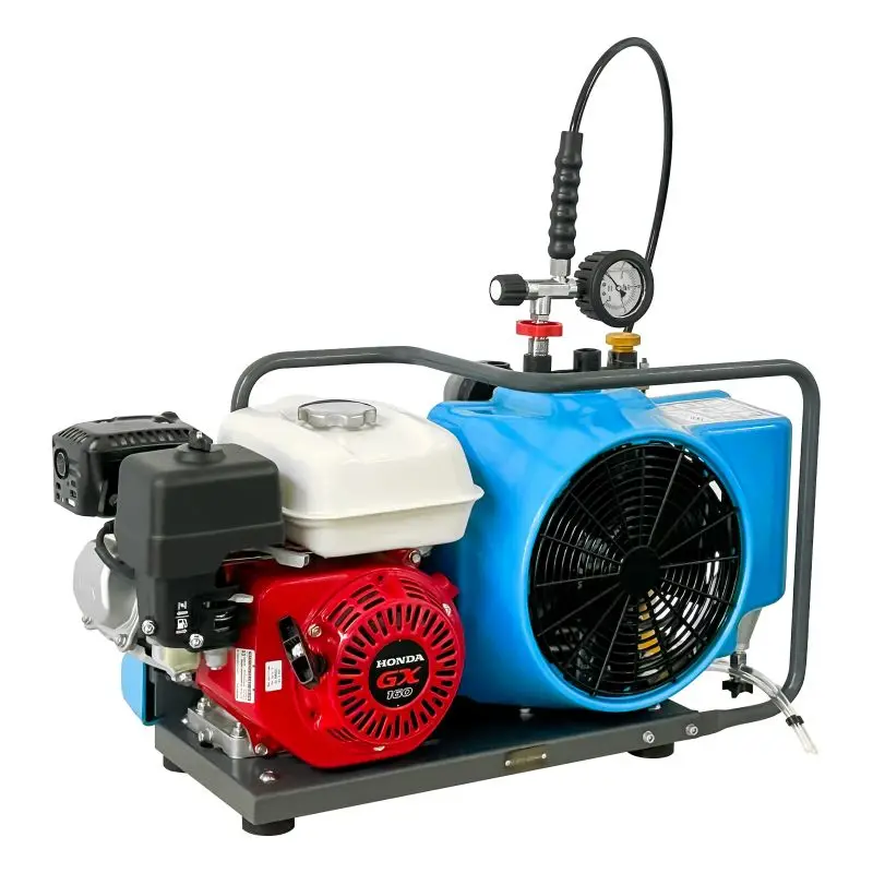 TUXING 300Bar 4500psi High Pressure PCP Air Compressor Three-stage Gasoline Compressor for Diving Scuba Snorkeling Fire Fighting