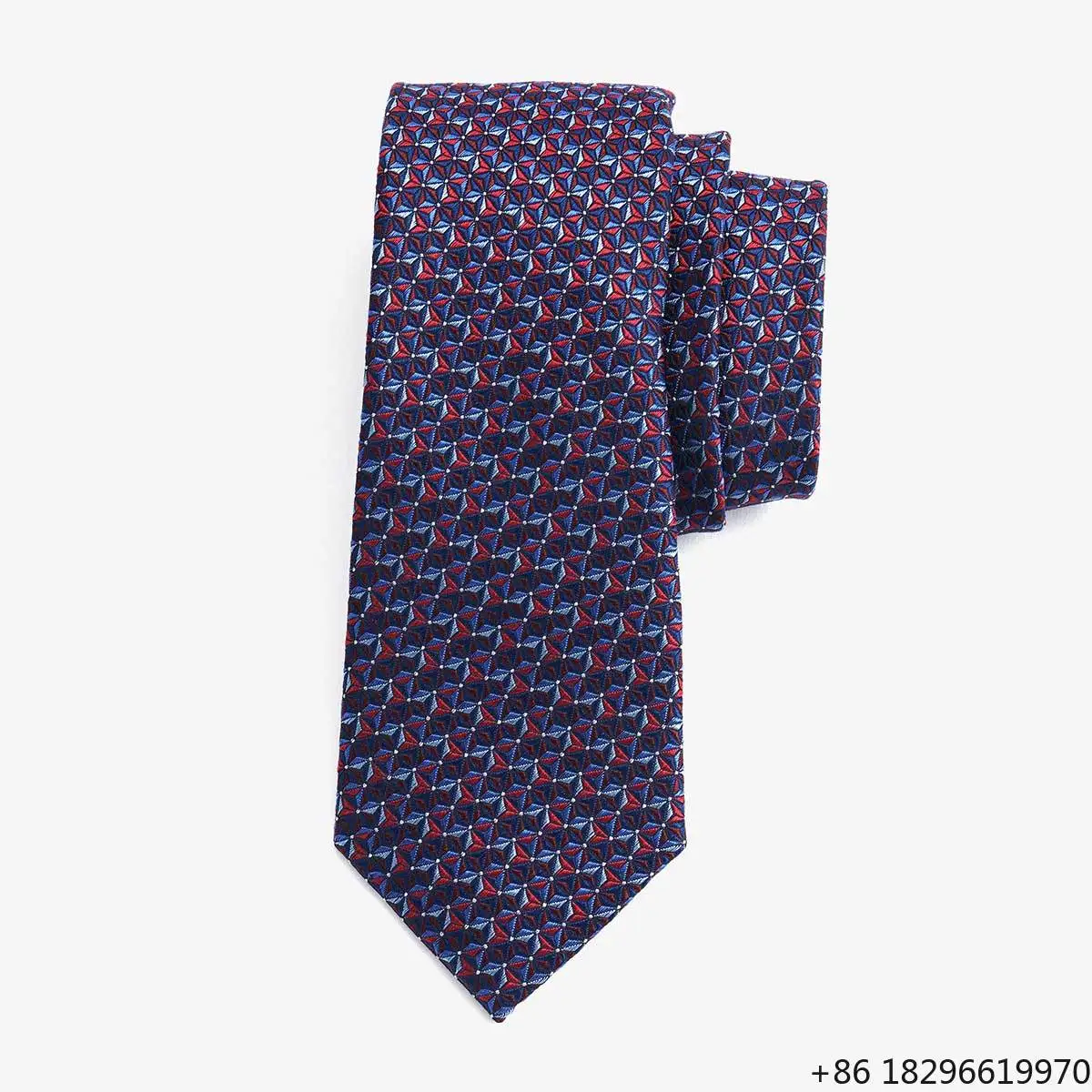 8CM Width 148CM Length Silk Woven Jacquard Tie Business Daily Formal Neckwear