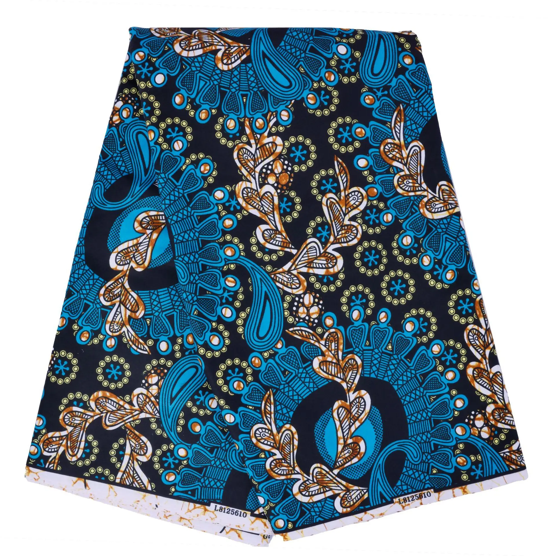 6Yards African Wax Print Double-Sided Printed Polyester Fabric High-Quality Ankara Style Plain Weave Textile for Dressmaking view 6