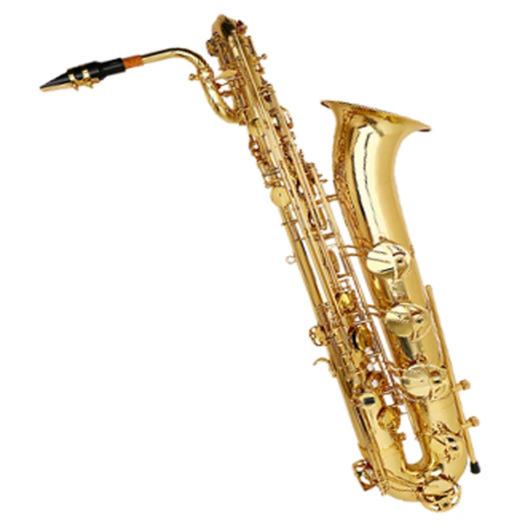 Baritone Saxophone BB Tone Low a to High F# Key with Wheels Hard Case Adjustable