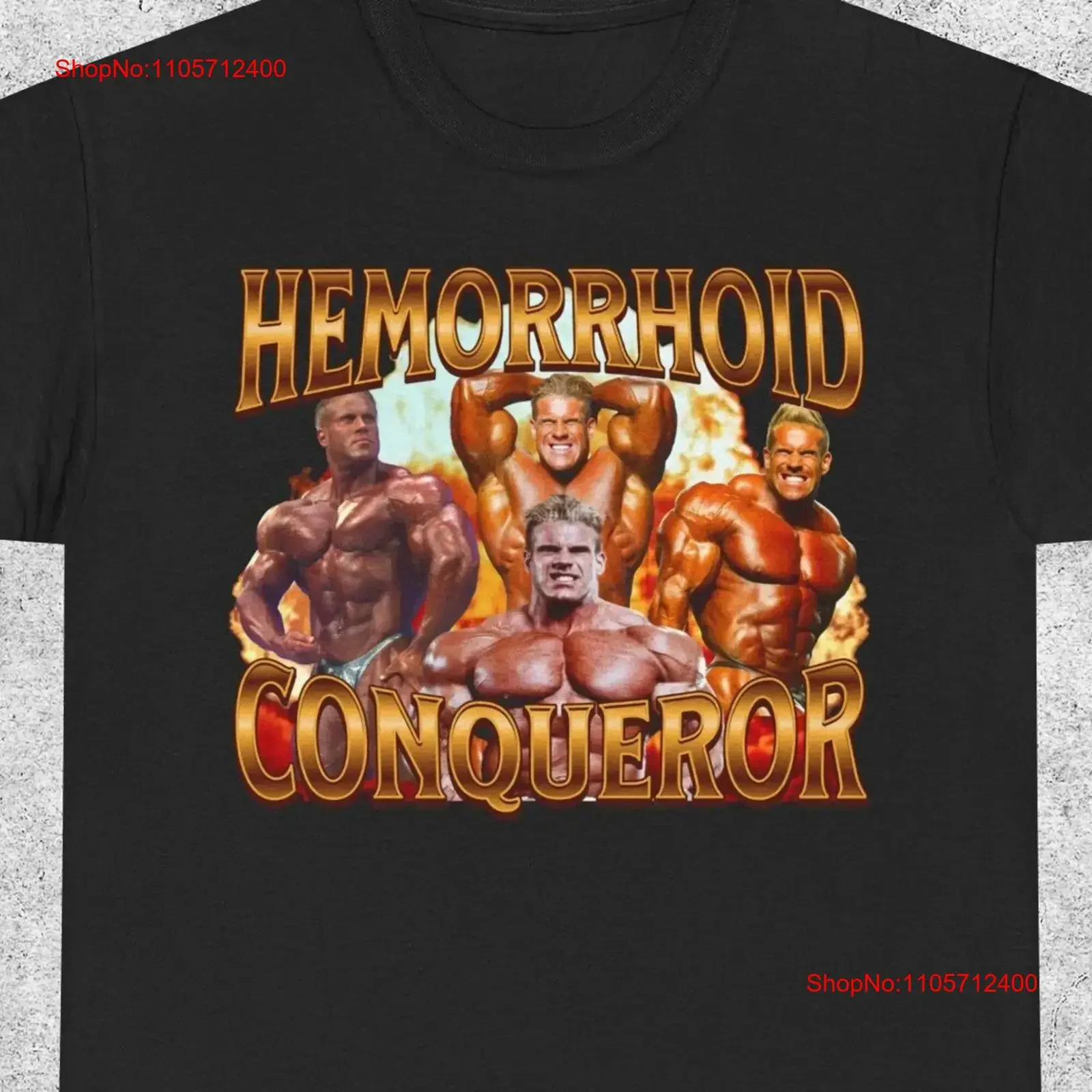 Hemorrhoid conqueror T shirt meme funny unisex tee graphic offensive joke vintage Washed fashion Casual Comfortable Slightly