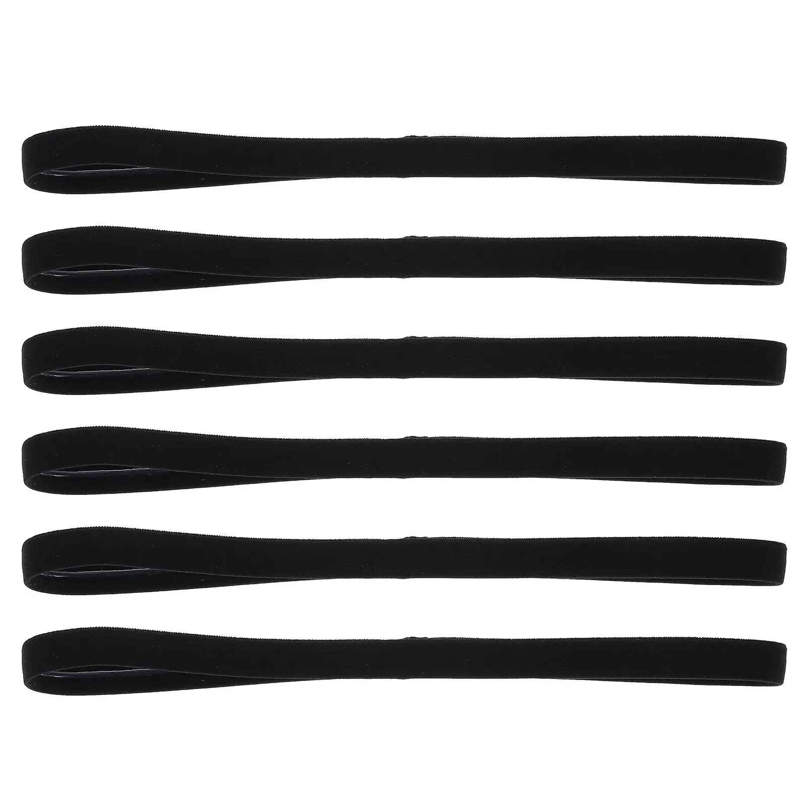 

6Pcs Sports Headbands Elastic Sweatbands for Men Basketball Antiperspirant Fitness Gym Running Exercise Leisure Anti Slip