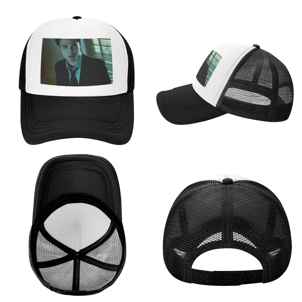 The Twilight Saga Edward Cullen (1) Cap Fashion Mesh Baseball Caps Adjustable Hat Hip Hop Summer Unisex Baseball Hats