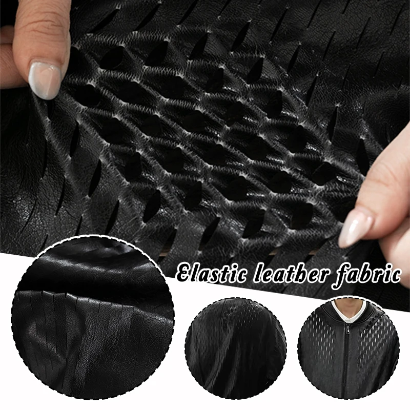 

Высокоглянцевая темная микро-кожа из ПУ, 50 см, идеально подходит для пошива курток, юбок и сумок, материал для рукоделия и одежды