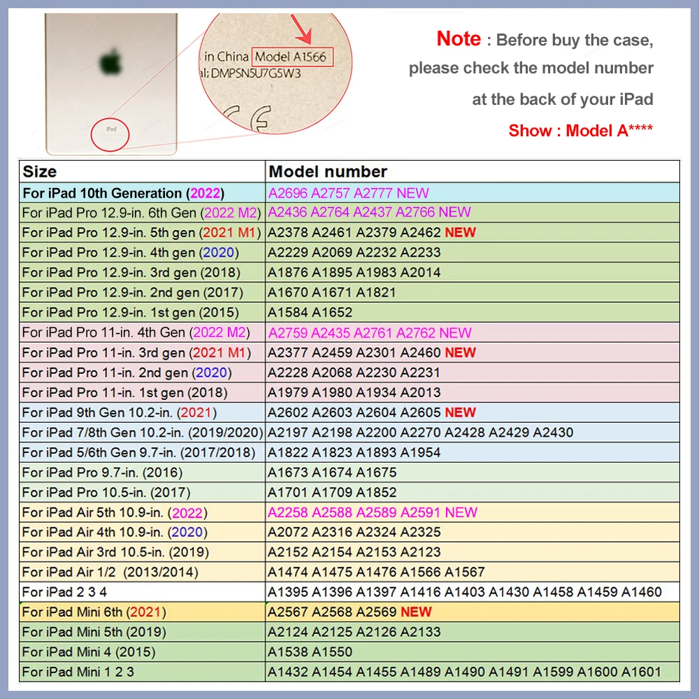 아이패드 10.2 케이스, 아이패드 에어 4 케이스, 2020 아이패드 프로 11 2021 케이스, 10.5 9.7 펀다 미니 6 2022 에어 5 카파, 7, 8, 9, 10 세대