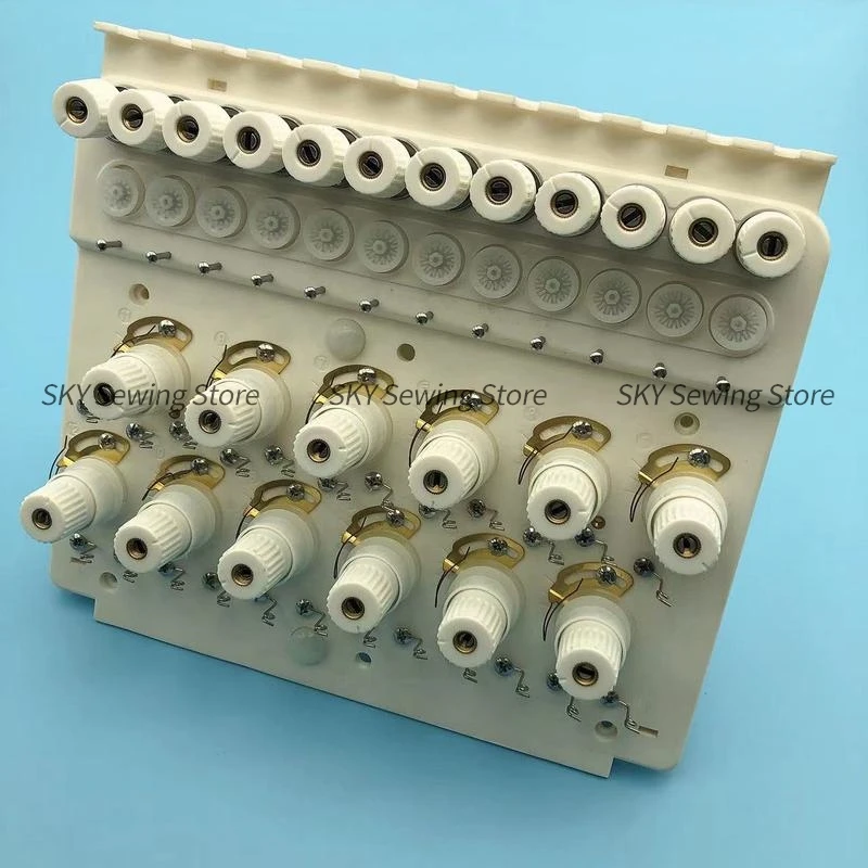 

1pcs Windproof Tube Alarm Headband Bottom Inspection Junction Box Panel 12-Pin New Clip Assembly Computer Embroidery Machine