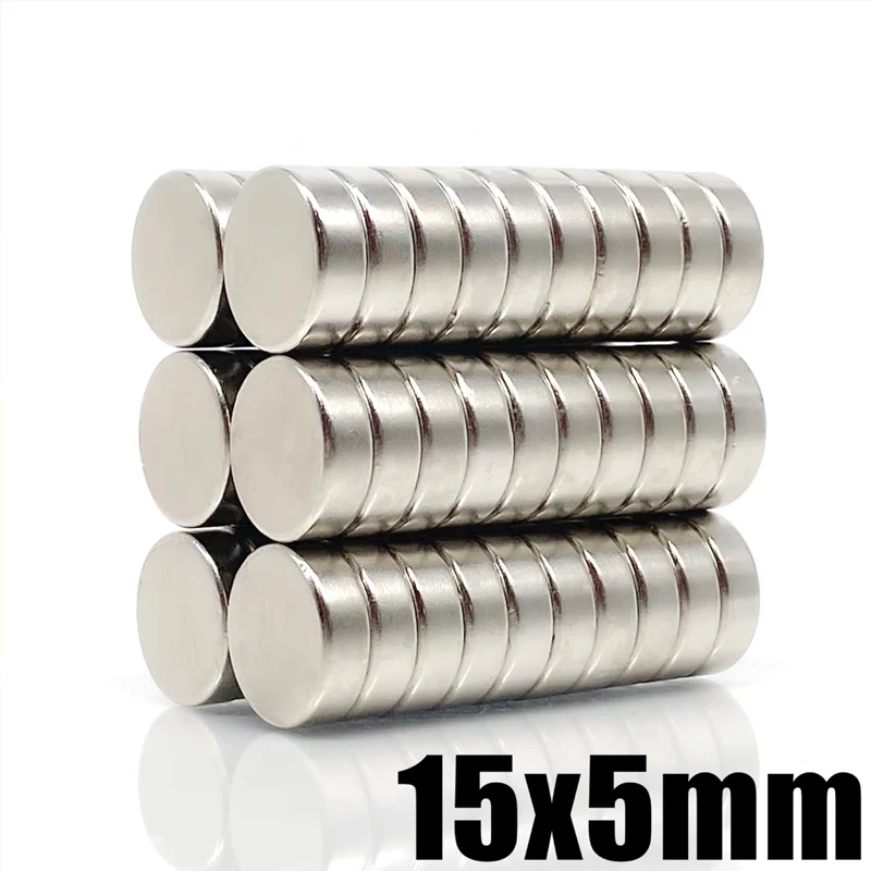 15x5mm Magnet 5/10/20/50/200pcs Round Shape Fridge Office Whiteboard Refrigerator Fridge Garage Tool 15*5mm Accessory