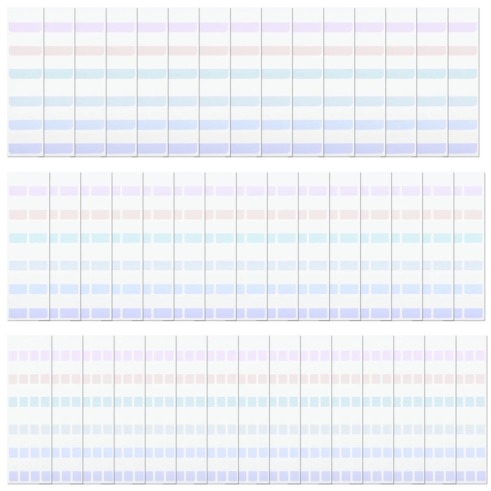 420 buah catatan stiker indeks mengambil penanda kalimat lengket Post - It Catatan Tab membaca Strip hewan peliharaan portabel