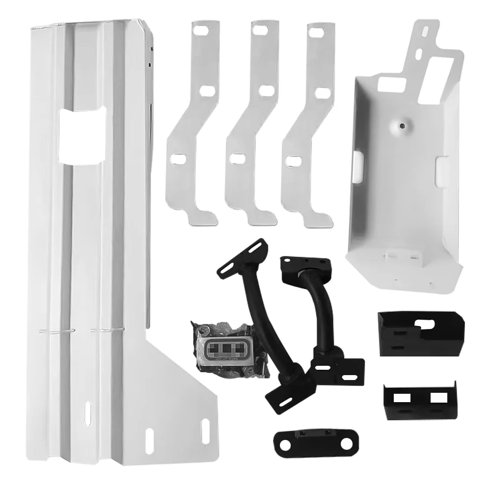 SXMA JK Lower Guard Plate Suitable for 3.0 3.6L Displacement for Jeep Wrangler JK 2007-2017 4 Doors White Steel J9027