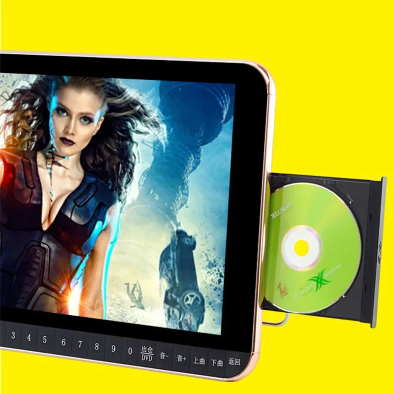 Портативный DVD-плеер, цифровой мультимедийный плеер, поддержка U-привода, устройство воспроизведения и карт, FM-радио/телевизор/динамик, 25-дюймовый HD, большой экран, MP3