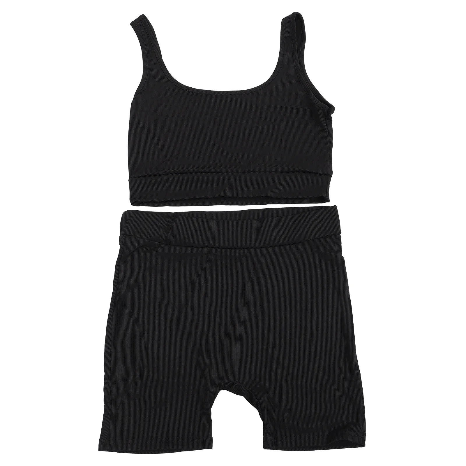 

Комплект из 2 предметов: дышащие спортивные костюмы для йоги, мягкие и удобные майка и шорты, спортивная одежда для фитнеса, активная одежда для занятий спортом в помещении