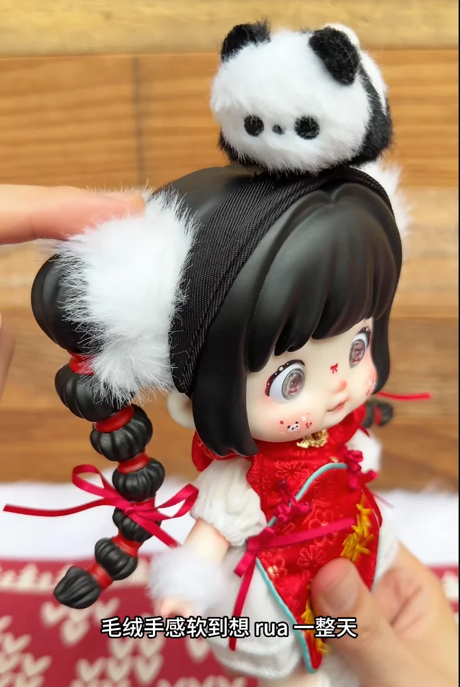 Genuino Nommi Mjd Action Figure Pace e sicurezza Ogni anno Collezione di bambole Kawaii Ornamento da tavolo Tendenza moda Regalo a sorpresa