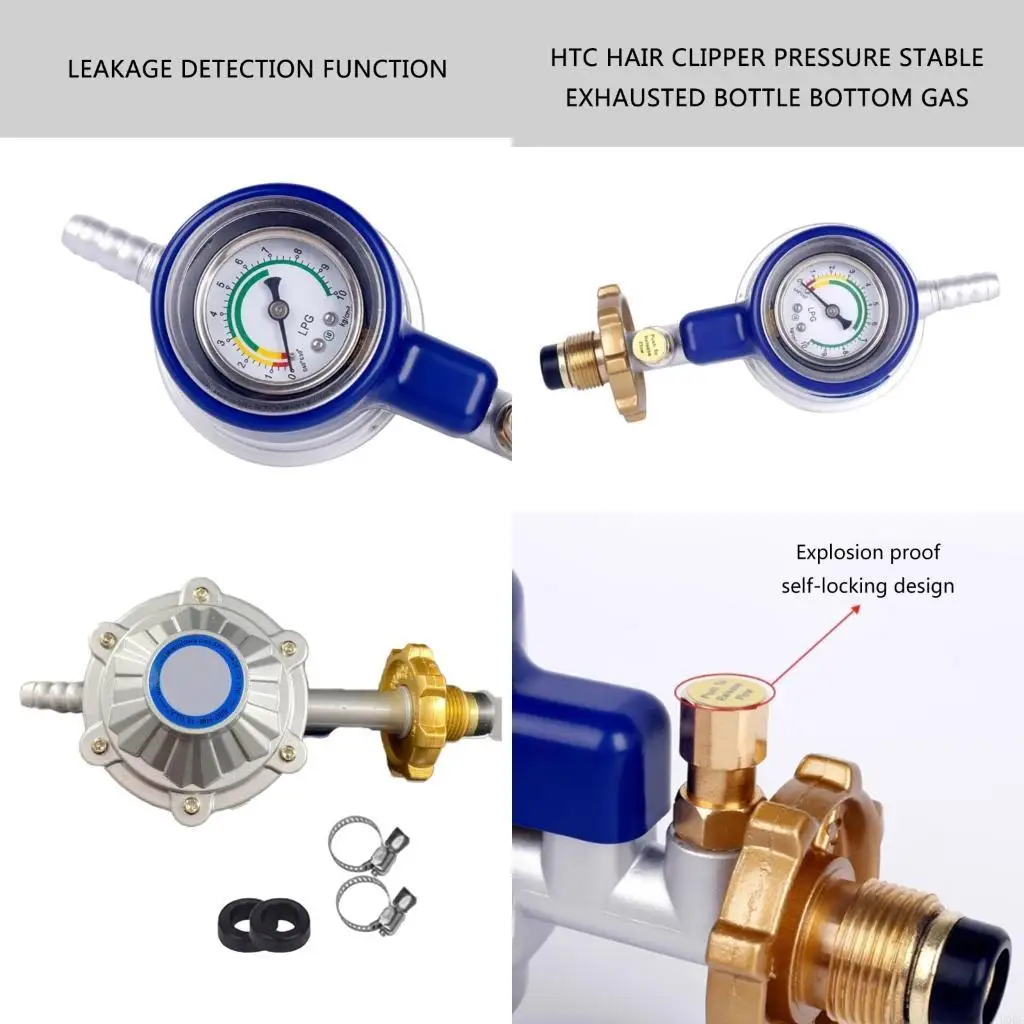   Explosions Proof Gas Regulator Low Pressure Valves with Monitoring Gauge
