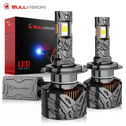 Imagen 1 del producto 2 uds 30000LM H4 faros Led CANBUS 300W H7 H11 H8 H9 9005 9006 HB3 HB4 9012 HIR2 lámpara antiniebla 6000K alta potencia 5570 Chips CSP