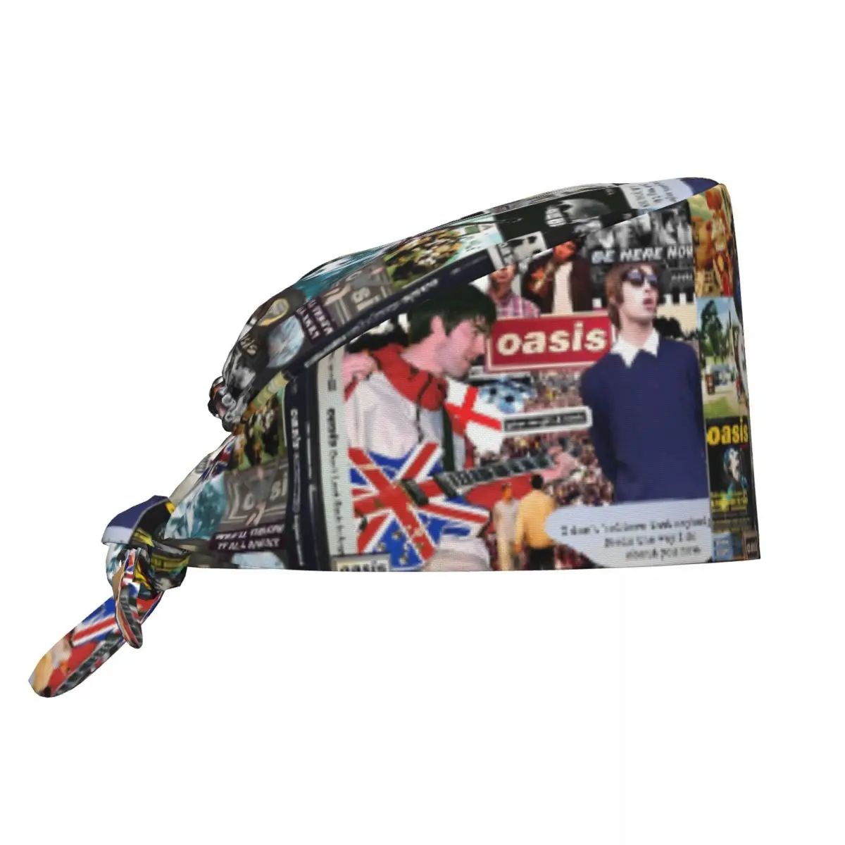 Rock Collage Scrubs Caps clásico O-Oasis belleza mascota veterinario gorras quirúrgicas hombres mujeres enfermera dentista Spa sombreros de trabajo gorra