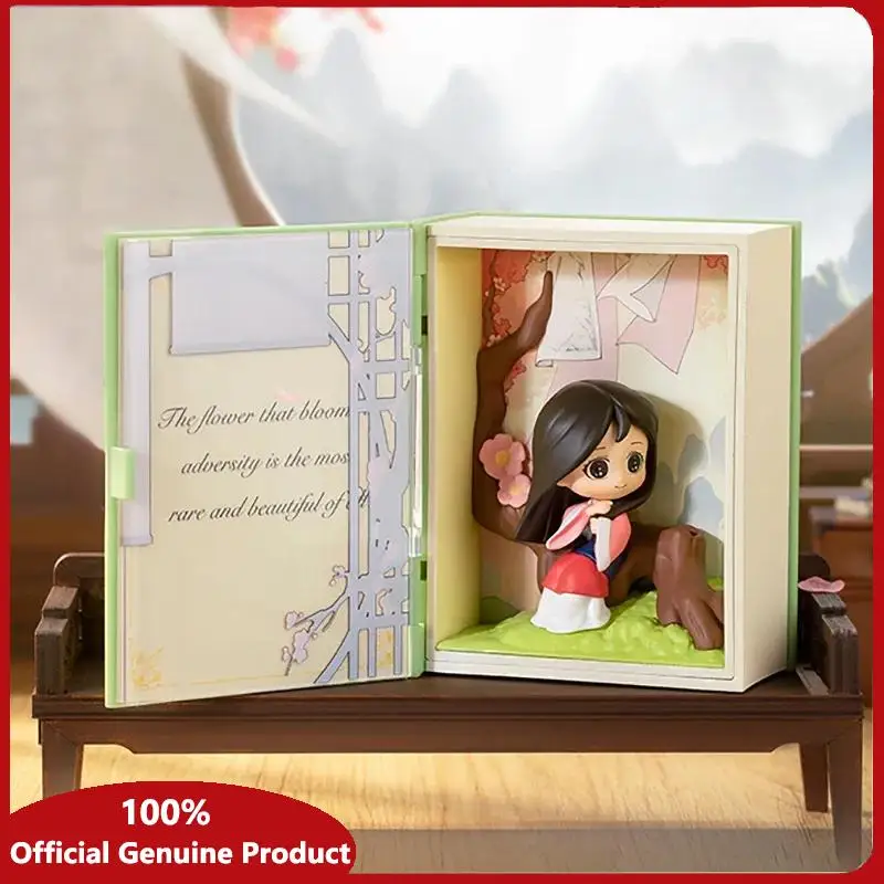 

Disney Princess's Fairy Tales Series Scene Sets 100% Original Blind Box Toys Guess Bag Mystery Box Mistery Caixa Action Figure