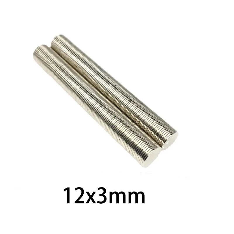 Generic 12X3MM Craft Magnets 10 20 30PCS Strong Round Disc Magnets For Woodworking Geocaching Containers DIY Fridge Cabinet view 4