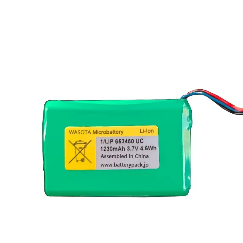 1230mAh 3.7V 4.6Wh 1/LIP 653450 UC bateria litowa