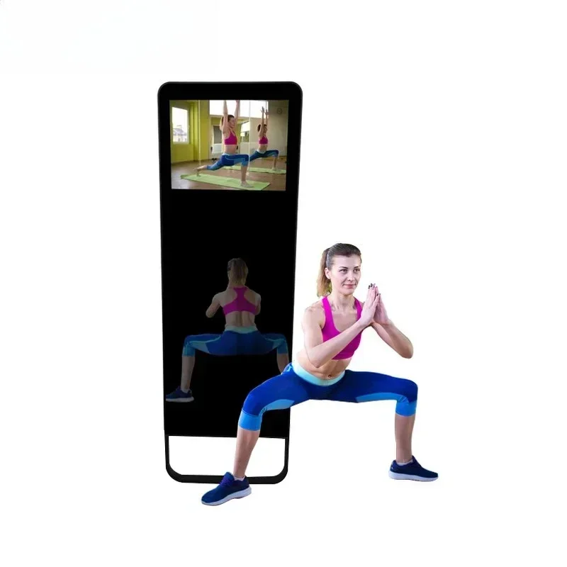Smart fitness mirror 32-inch yoga mirror display gym smart fitness touch screen home