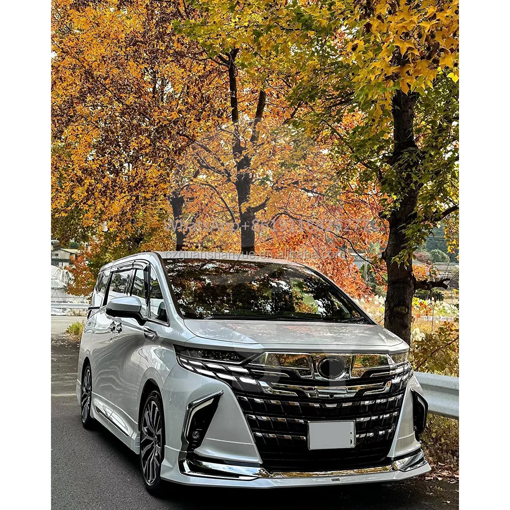 Car Bumper Kit 30 Series Upgrade 40 Series Kit white samurai style Body Kit For Alphard Upgrade Accessories