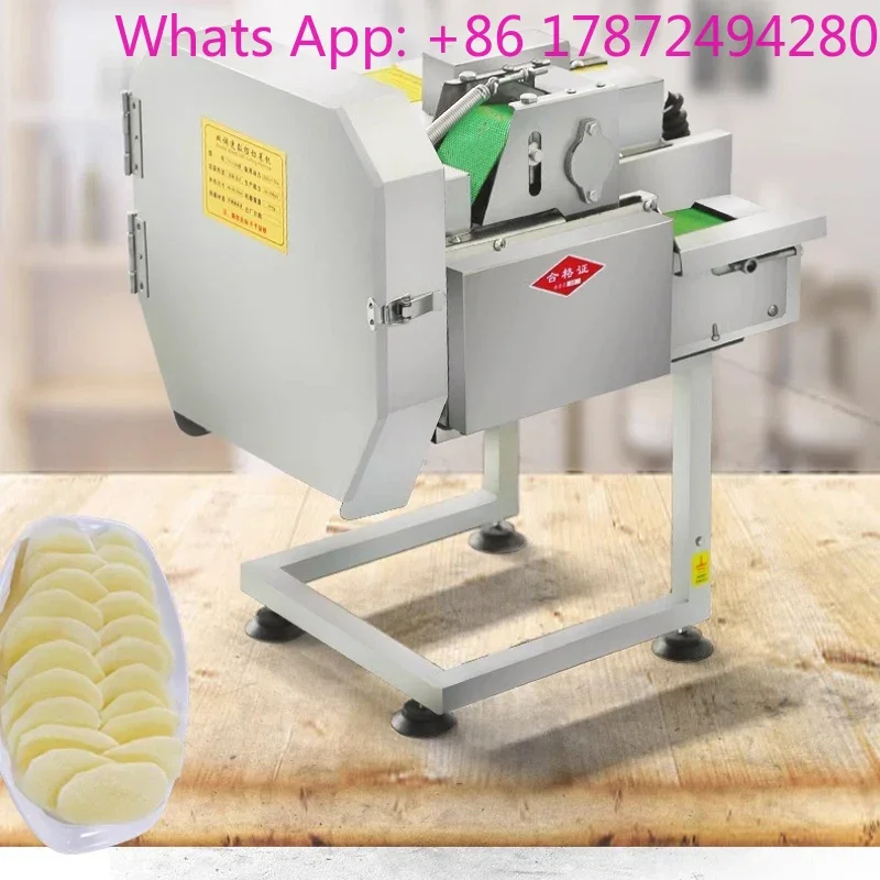 Multifunctional Vegetable Cutting Machine Fully Automatic Leeks and Onion Cutting Machine Pepper and Lotus Root Slicing
