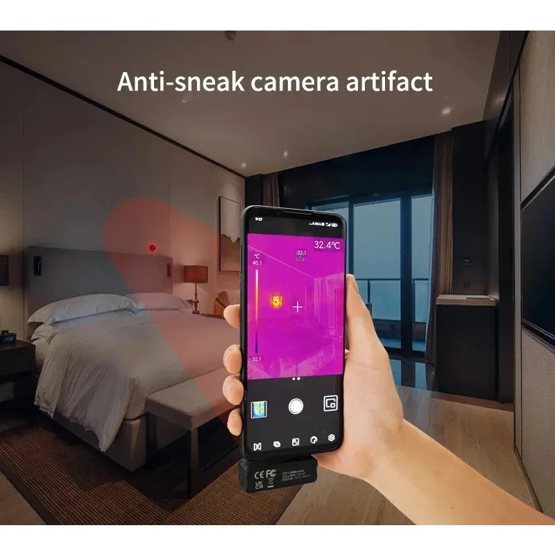 

UTi120 Mobile 120MS Industrial Mobile Phone Thermal Imager Camera For IPhone Android Phone External Infrared Imaging