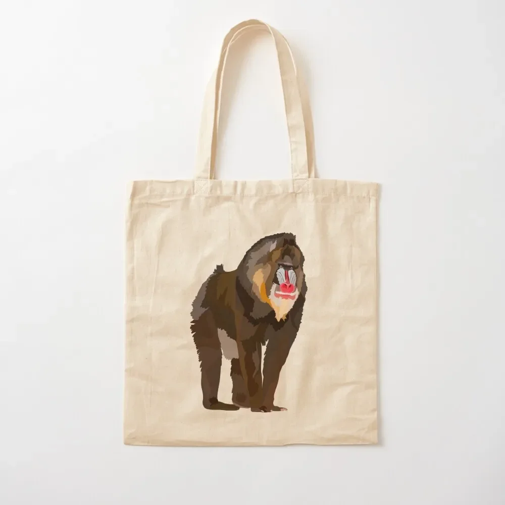 

M is for Mandrill Tote Bag Portable shopping bag custom canvas bag
