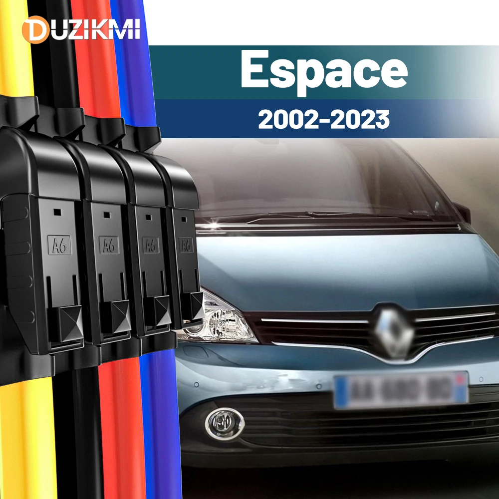 para-renault-espace-4-5-2002-2023-2015-2016-2017-2018-2019-2020-2021-2022-2-pcs-para-brisa-dianteiro-laminas-de-limpador-vermelho-azul