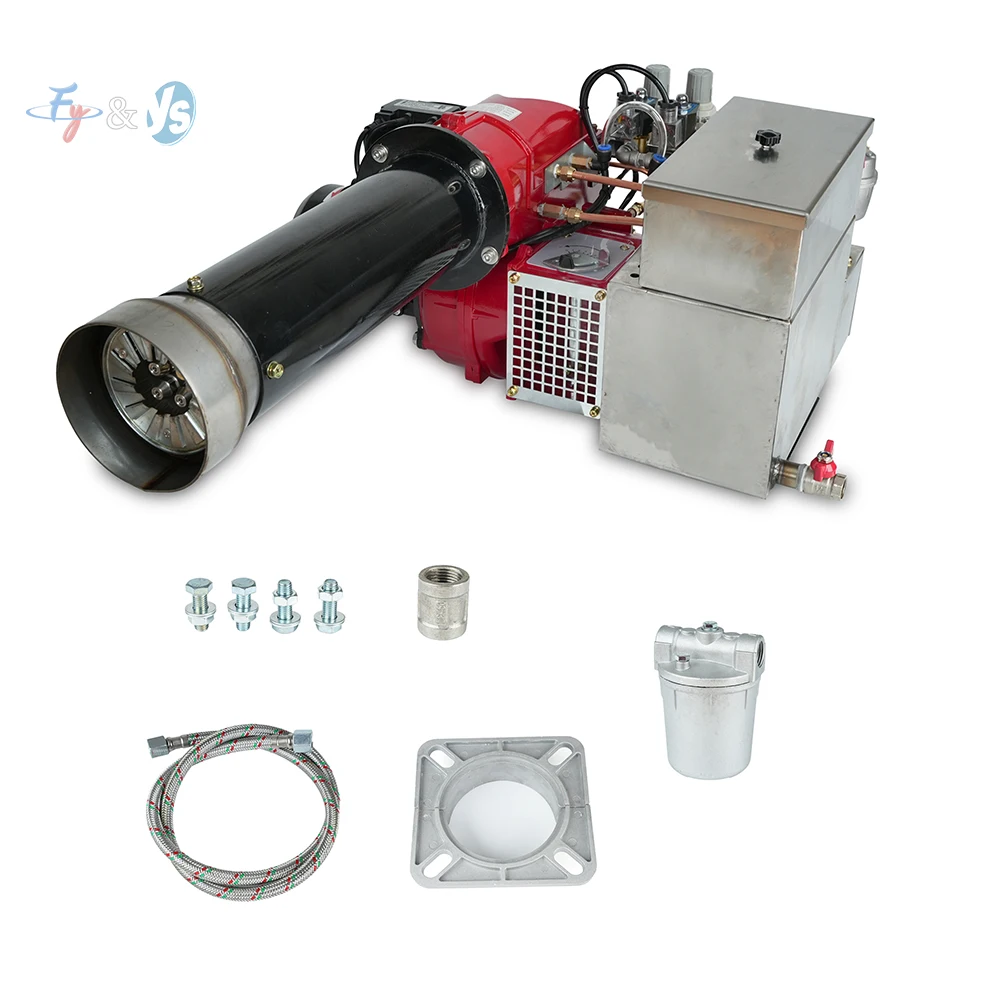 Waste Oil Burner Multi Fuel 23-172KW Heavy Used Engine Oil Burning System For Factory Garage Workshop Heating