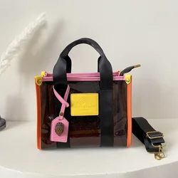 Bolsa Kurt Geiger transparente feminina, bolsa de grande capacidade, marcas de luxo, bolsa de ombro, moda, bolsa de tendência, nova, 2022