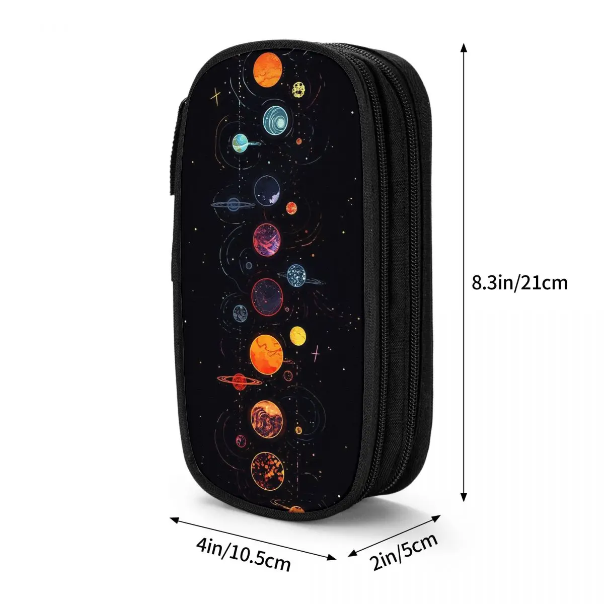 Solar System Pencil Case for Boy Girl School Pen Box Pencil Bag Stationery Supplies Pen Holder Bag