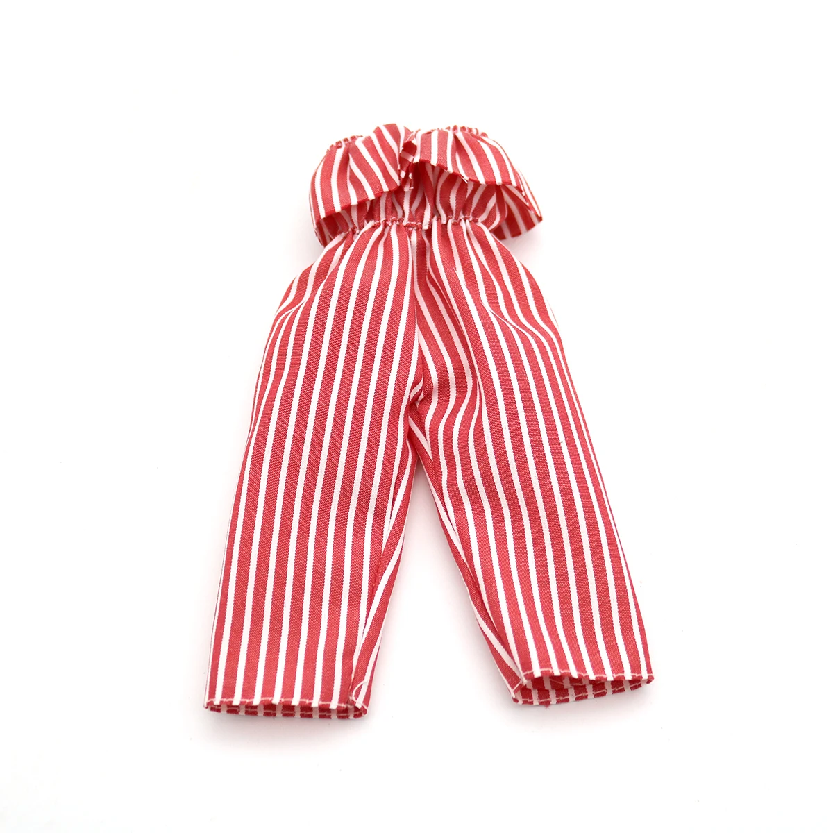 Mono de rayas rojas para uso diario, ropa para muñeca Barbies, 30cm, 1/6