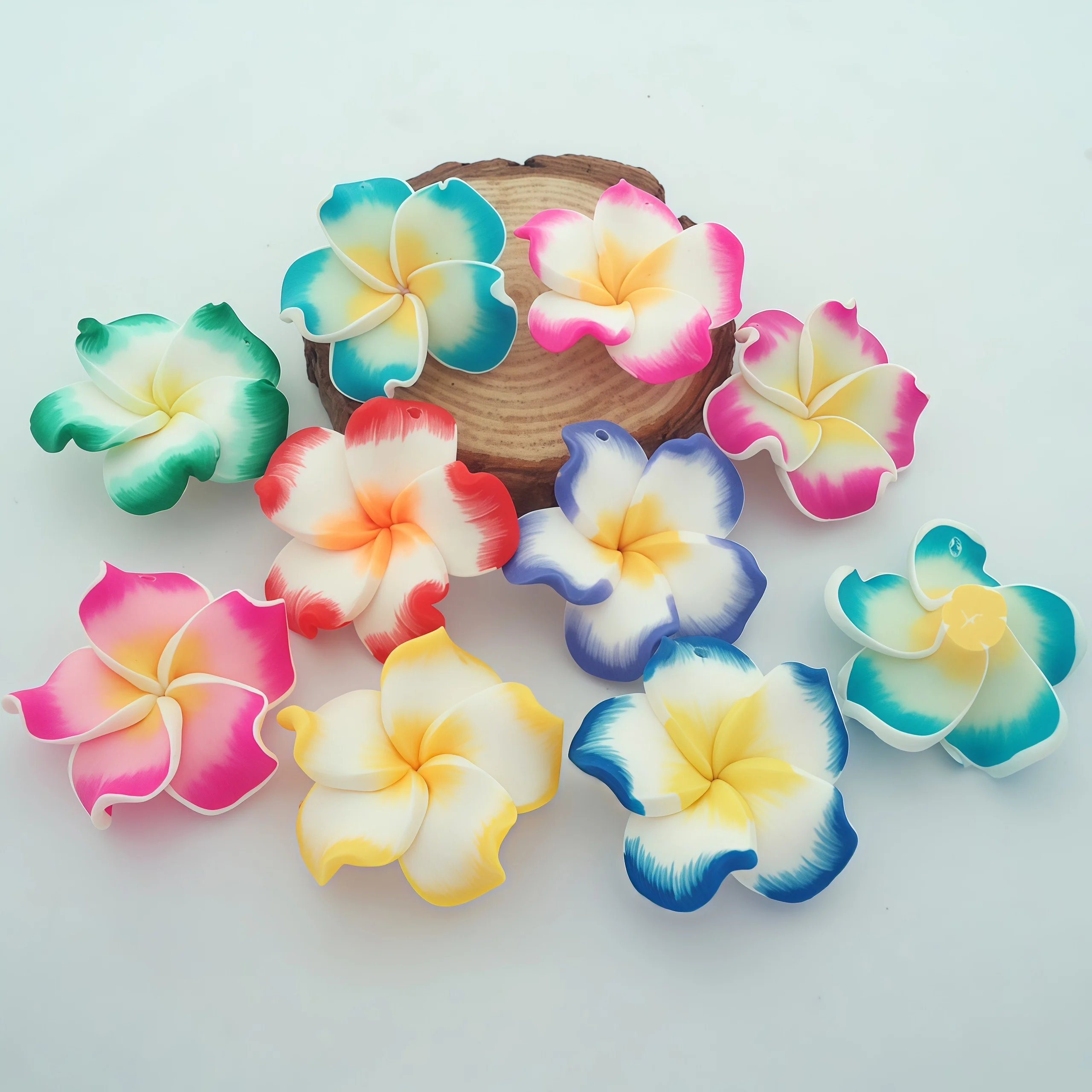 Jewelry Making Bali - 12 ชิ้น/ล็อต 30mm Polymer Clay บาหลี