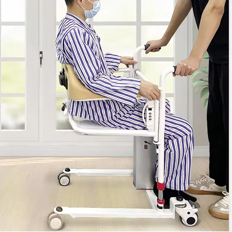 Safe Patient Shower Chair Manual Elderly Shower Chair Transfer for Hospital Shower Seat for Disabled