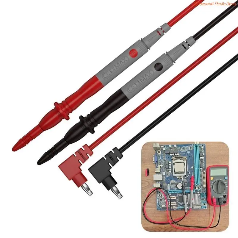Needle Tip Multimeter Probes Multimeter Test Leads  for Stable Electrical Testing W91B