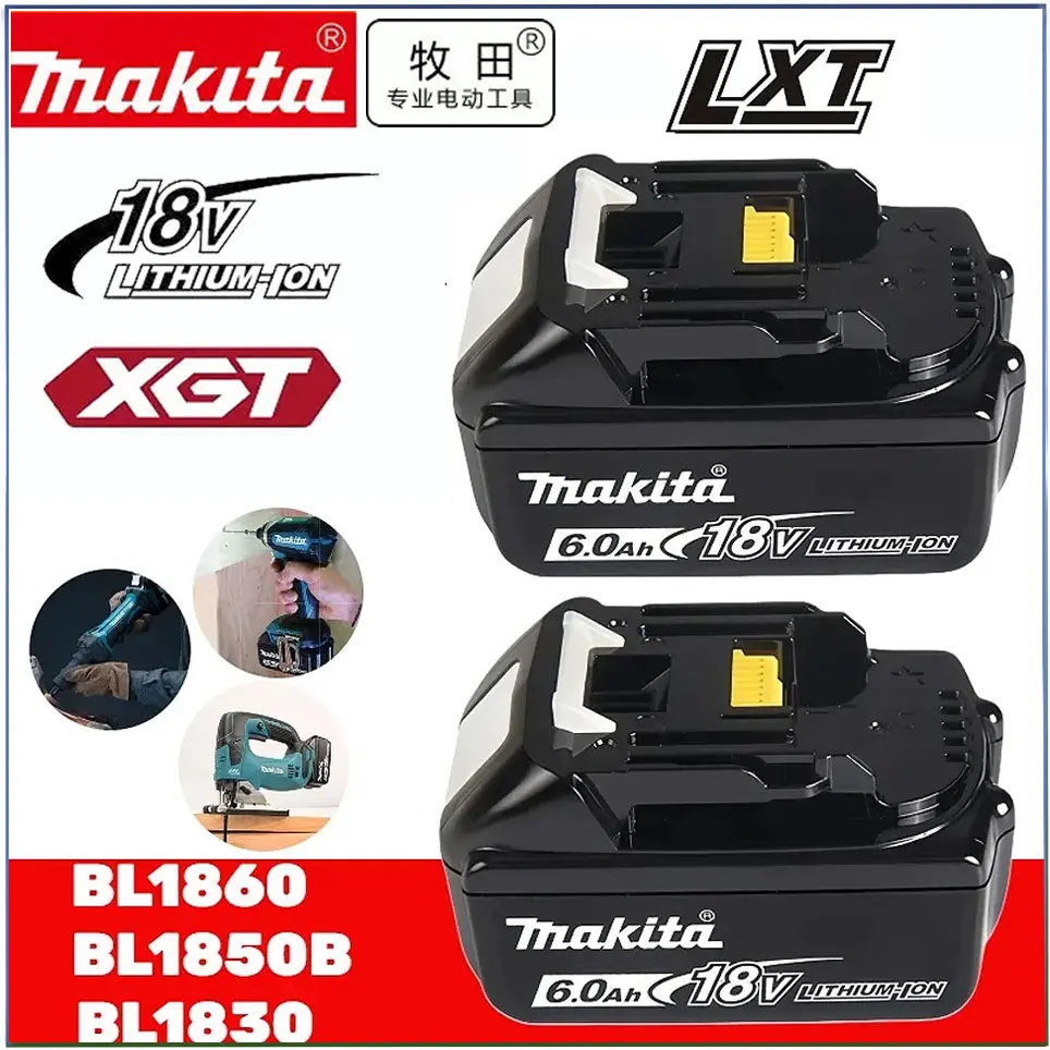 

NEW Original Makita 18V 6.0Ah Li-Ion Battery For Makita6000mah BL1830 BL1815 BL1860 BL1840 Replacement Power Tool Battery