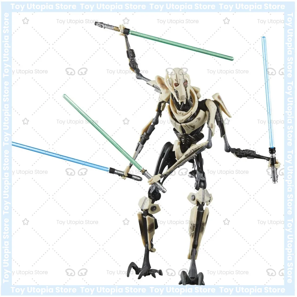 Newly Arrived Stock Hasbro Star Wars The Black Series General Grievous 15cm  Anime Figure Model Collection Toy Gift view 6