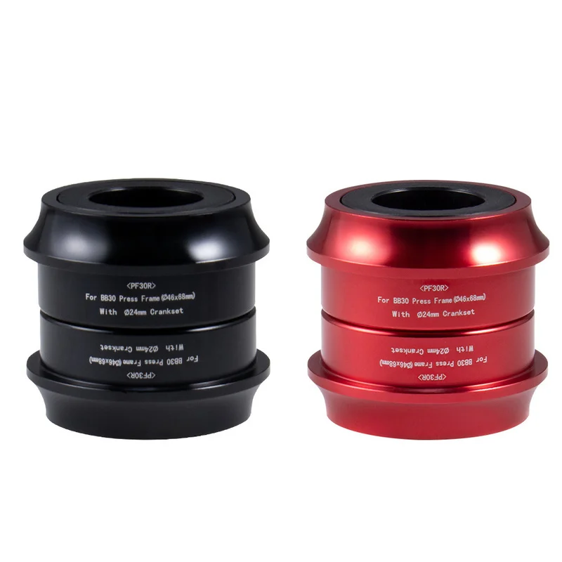 BB30 to 24mm Bottom Bracket Adapter BB30 Converter Fit Mountain and Road Bike Crankset Cycling Replacement Parts