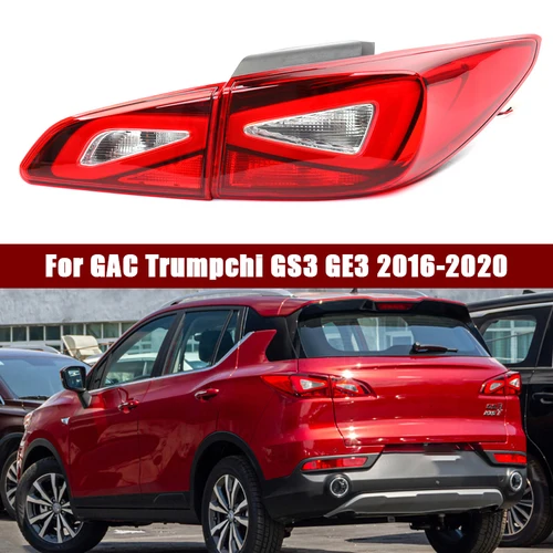Para GAC Trumpchi GS3 GE3 2016-2020 luz trasera de freno luz de marcha atrás lámpara de señal de giro montaje de luz trasera accesorios de coche