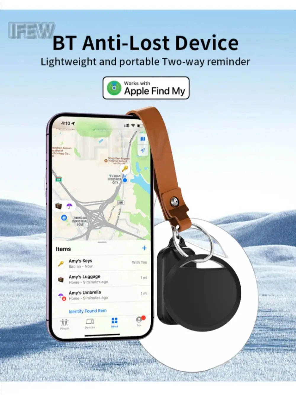 

Мини-устройство слежения с Apple Find My Key Wallet Smart iTag Child Finder Pet Car GPS Lost Tracker Smart Bluetooth Tracker IOS