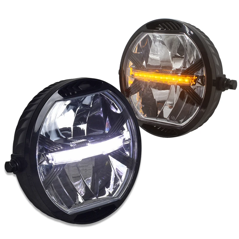 

Universal Motorcycle Modern Retro Style Modification LED Headlight Driving Light 36W CE Certificated E8-stamp