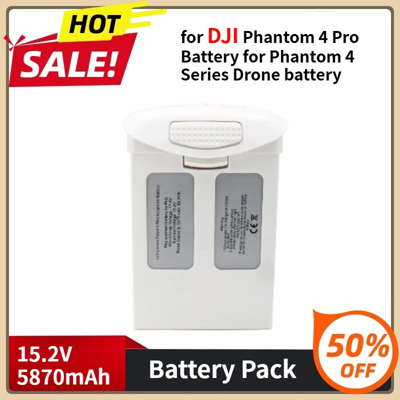 

New for DJI Phantom 4 Pro Battery for Phantom 4 Series Drone Intelligent Flight Accessories 15.2V 5870mAh