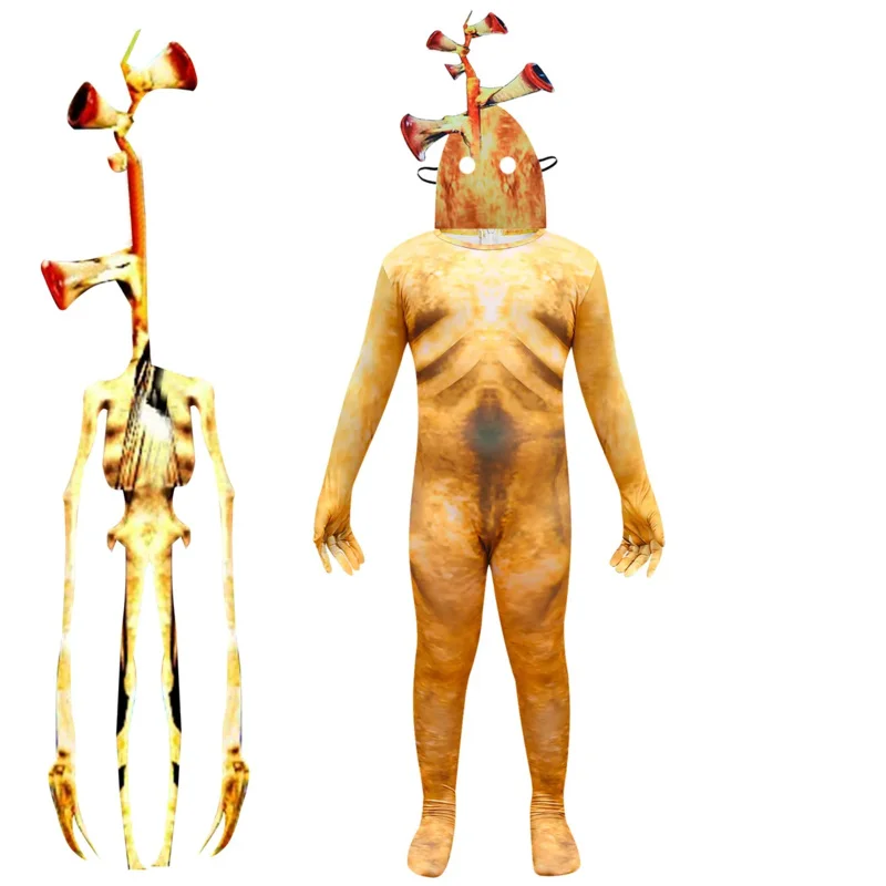 Disfraces de Halloween con cabeza de sirena para niños y niñas, monos de Cosplay de Anime con tocado, ropa divertida para fiesta, mono de Carnaval, 2021