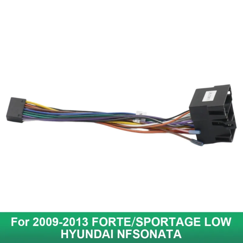 Power Wiring Harness Adapter For Kia Forte Sportage 2009-2013 Base Model Hyundai NF Sonata Android Car Radio